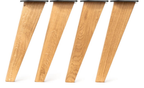 Scandi Oak Table Legs (Set of 4), Coffee height (350 mm)