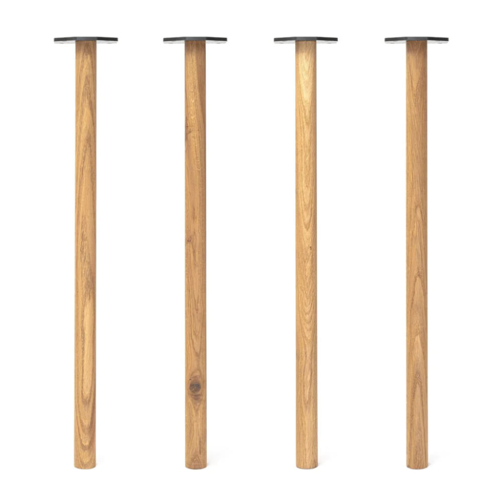 Scandi Oak Table Legs (Set of 4)