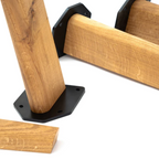 Scandi Oak Table Legs (Set of 4)