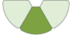 Segga Shaped Classroom Table, view 4