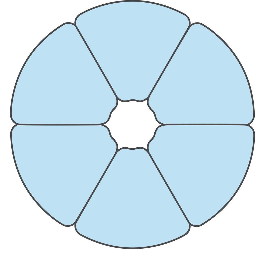 Segga Shaped Classroom Table, view 3