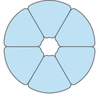 Segga Shaped Classroom Table, view 3