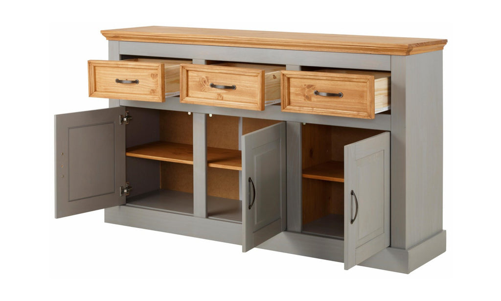 Selma Sideboard 3 Door 3 Drawer, view 15