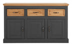 Selma Sideboard 3 Door 3 Drawer, view 7