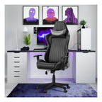Senna Fully Adjustable Gaming Chair Faux Leather, view 6