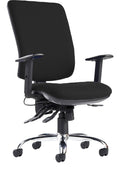 Senza Ergo 24 Hour Task Chair in black