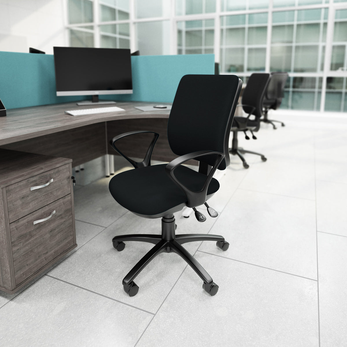 Senza Fabric Operator Chair in an office