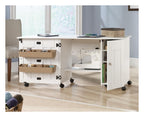 Sewing and Craft Cart in soft white, view 3