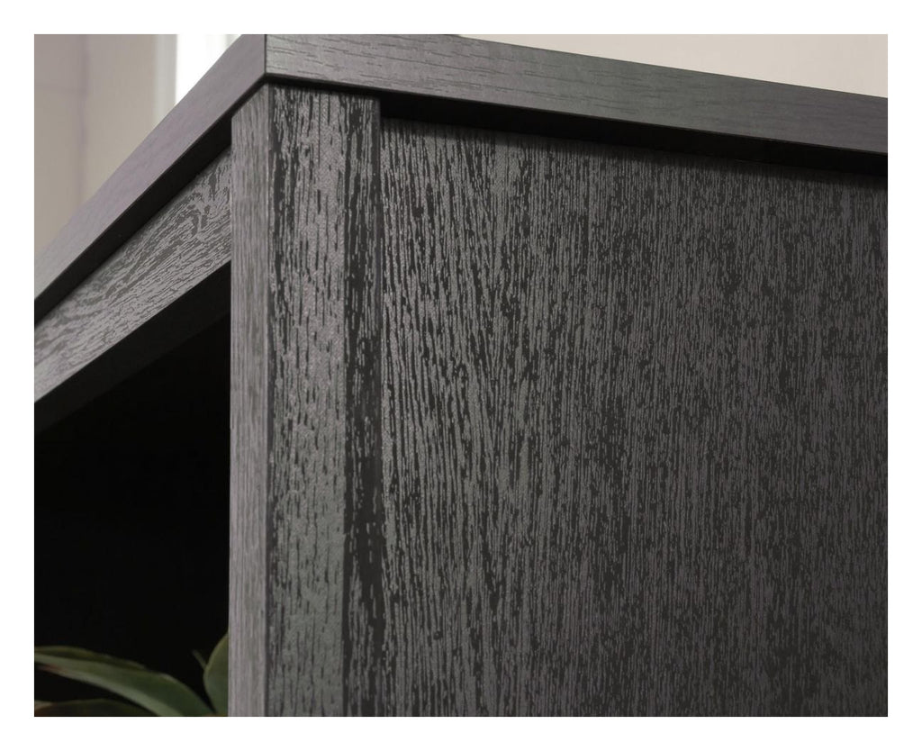 Shaker Style Bookcase with Doors in raven oak, view 3