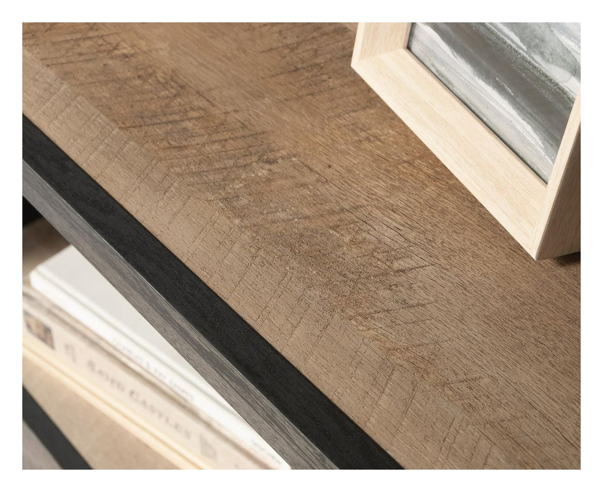 Shaker Style Bookcase with Doors in raven oak, view 5