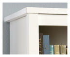Shaker Style Bookcase with Doors in soft white, view 3