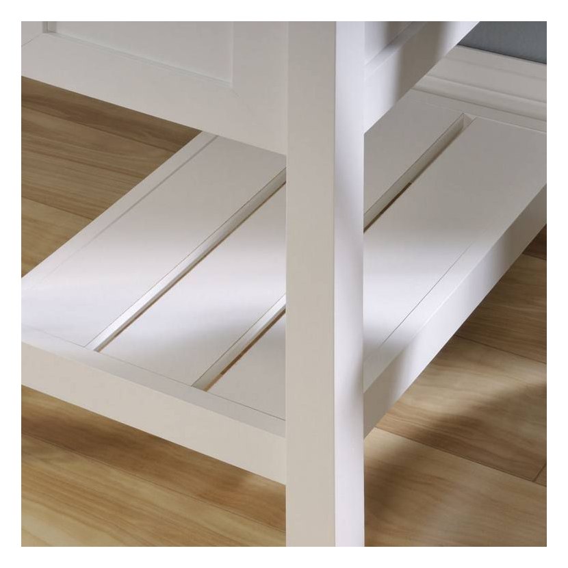 Shaker Style Desk Soft White, view 5