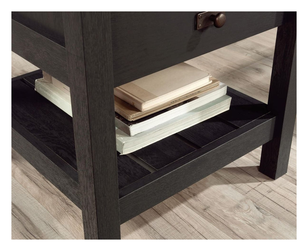 Shaker Style L-Shaped Desk in raven oak, view 11