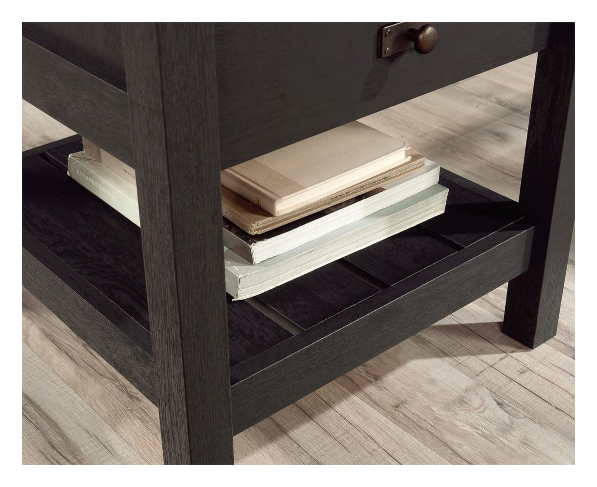 Shaker Style L-Shaped Desk in raven oak, view 11