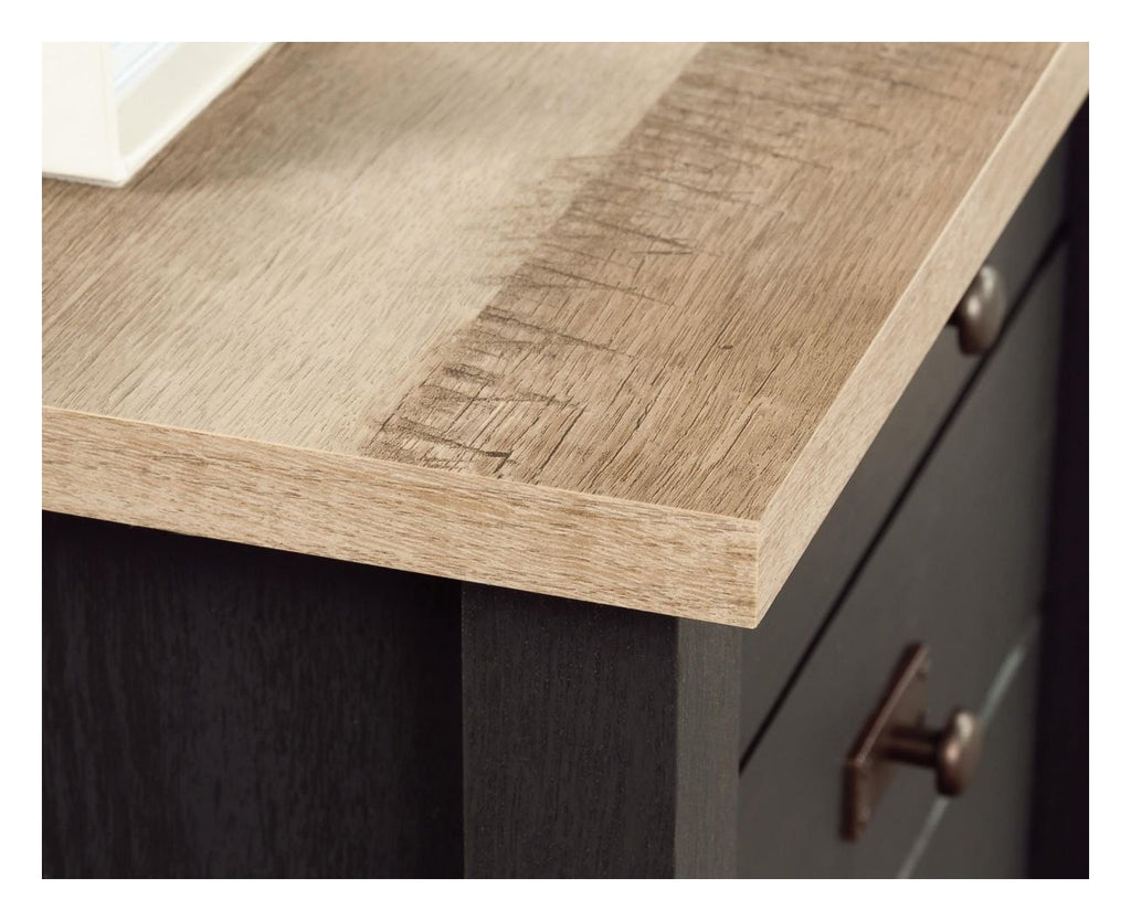 Shaker Style L-Shaped Desk in raven oak, view 4