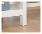 Shaker Style L-Shaped Desk in soft white, view 13