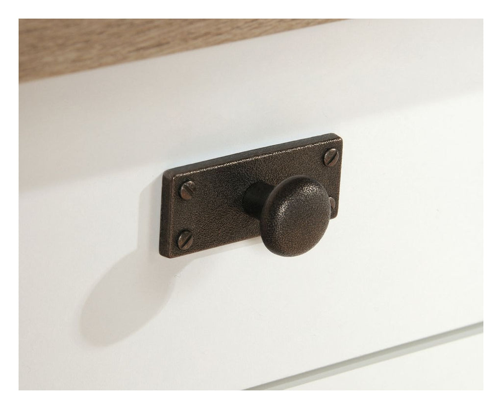 Shaker Style L-Shaped Desk in soft white, view 5