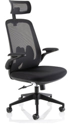 Sigma Executive Mesh Chair with Folding Arms, 