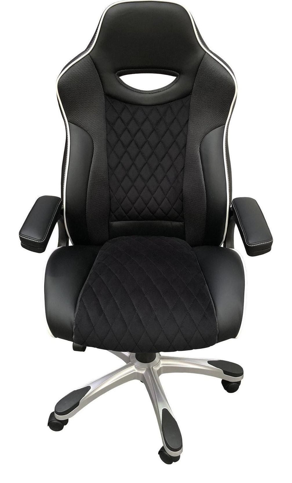 Silverstone Pro Gaming Chair Microfibre & Faux Leather
