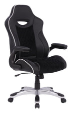Silverstone Pro Gaming Chair Microfibre & Faux Leather, view 3