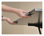 Sit Stand Desk Jamocha Wood, view 3