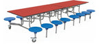 Sixteen Seat Rectangular Mobile Folding Table