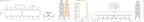 Sixteen Seat Rectangular Mobile Folding Table