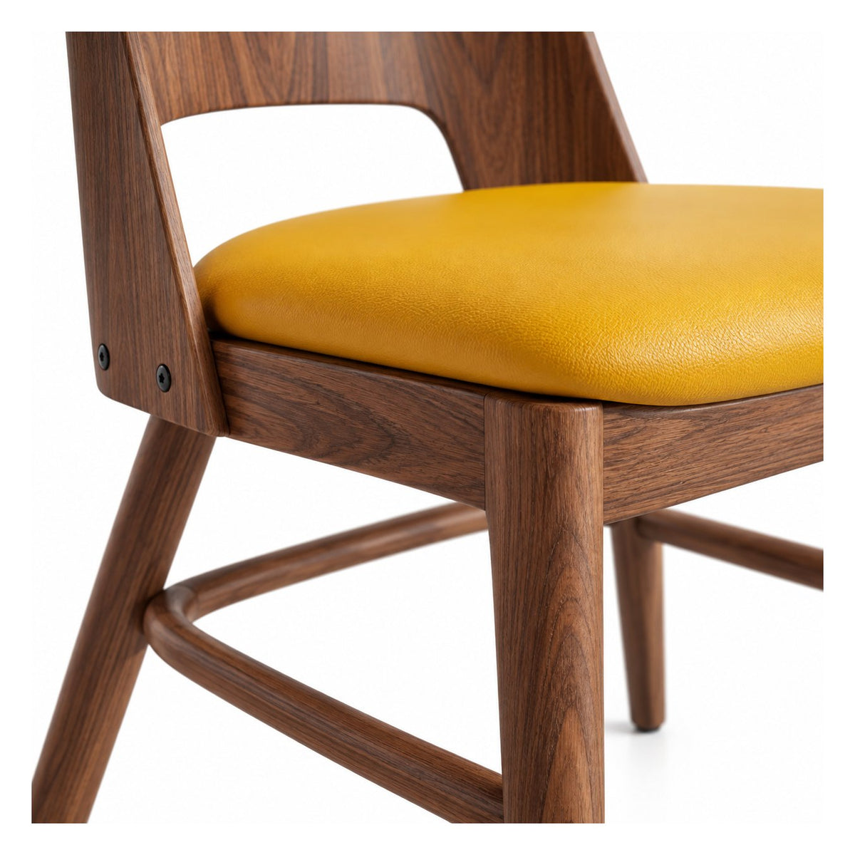 Skagen Side Chair, close up of the frame
