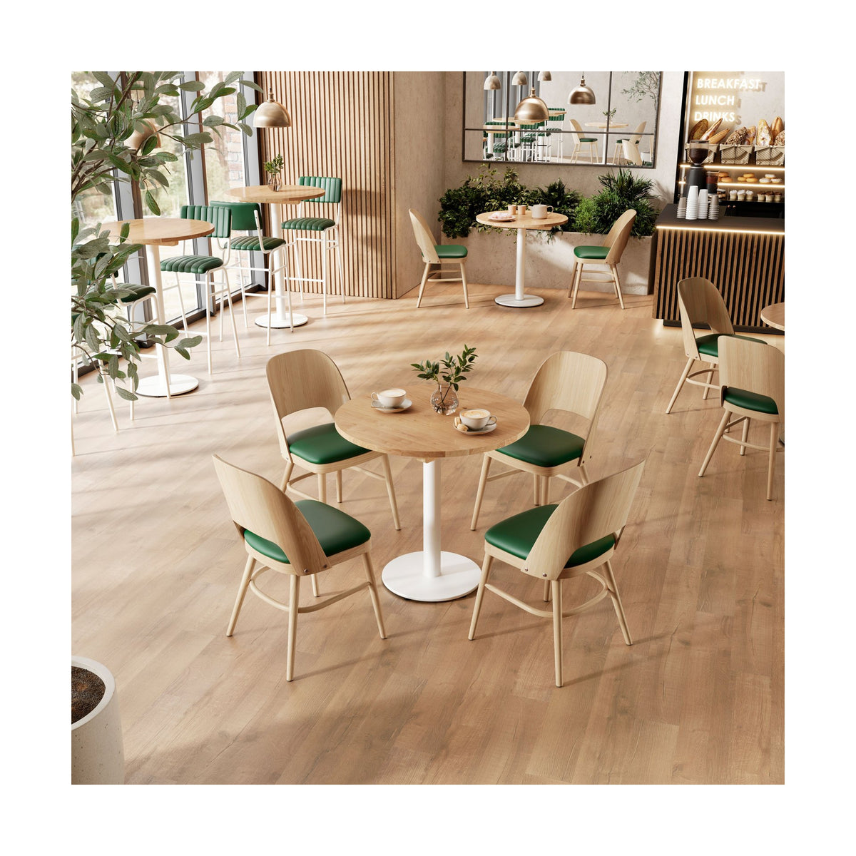 Skagen Side Chair in a café