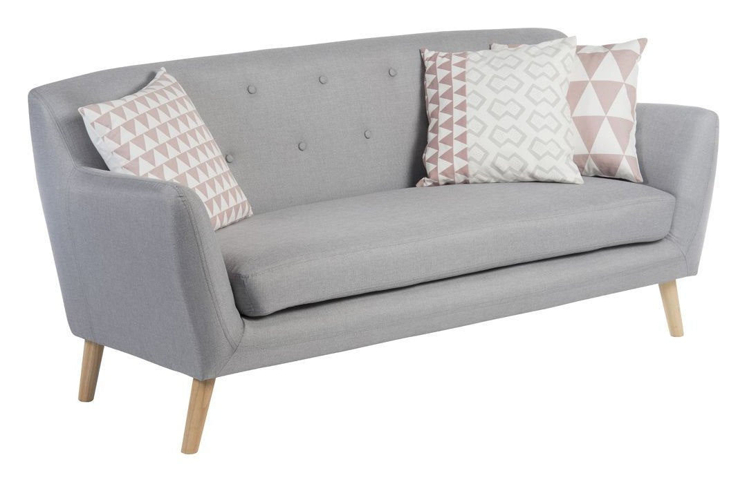Skandi 3 Seater Sofa in grey, view 4