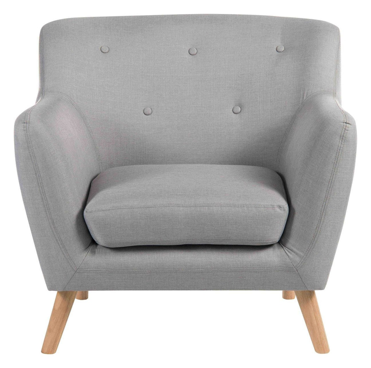 Skandi Armchair in grey, view 2