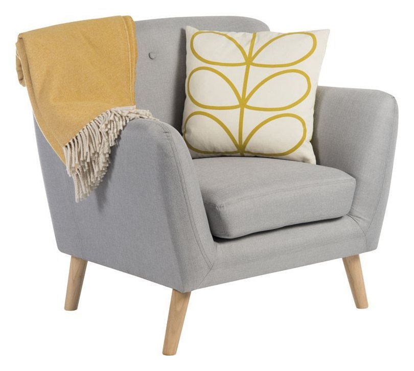 Skandi Armchair in grey, view 4