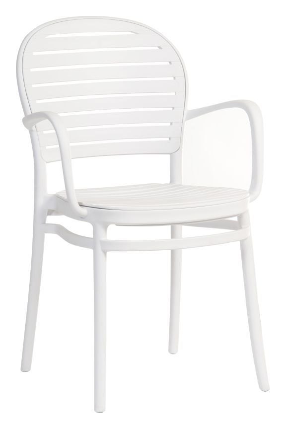 Skandi Cafe Armchair in white