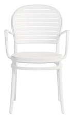 Skandi Cafe Armchair in white, view 2