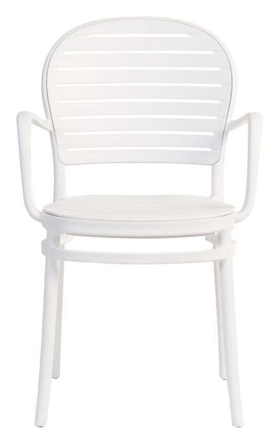 Skandi Cafe Armchair in white, view 2