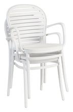 Skandi Cafe Armchair in white, view 7