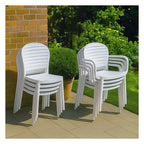 Skandi Cafe Armchair in white, view 9