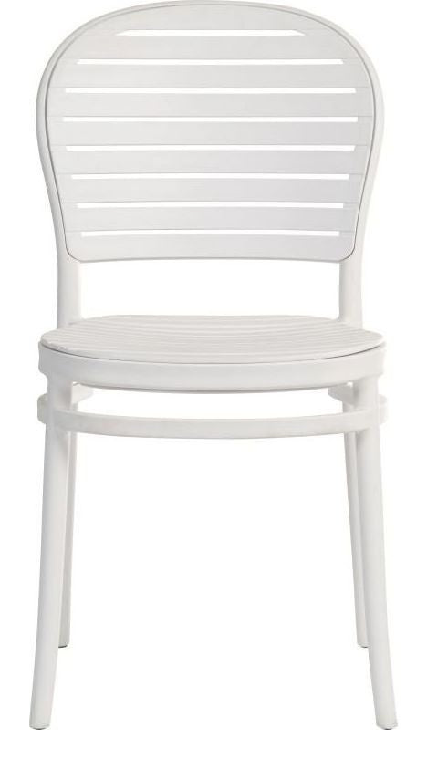 Skandi Cafe Chair in white, view 2