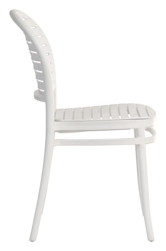 Skandi Cafe Chair in white, view 3