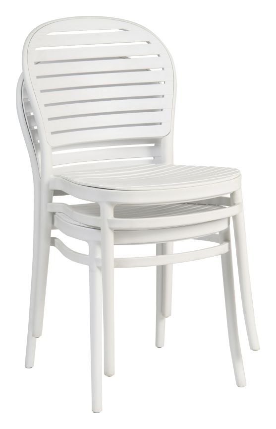 Skandi Cafe Chair in white, view 4