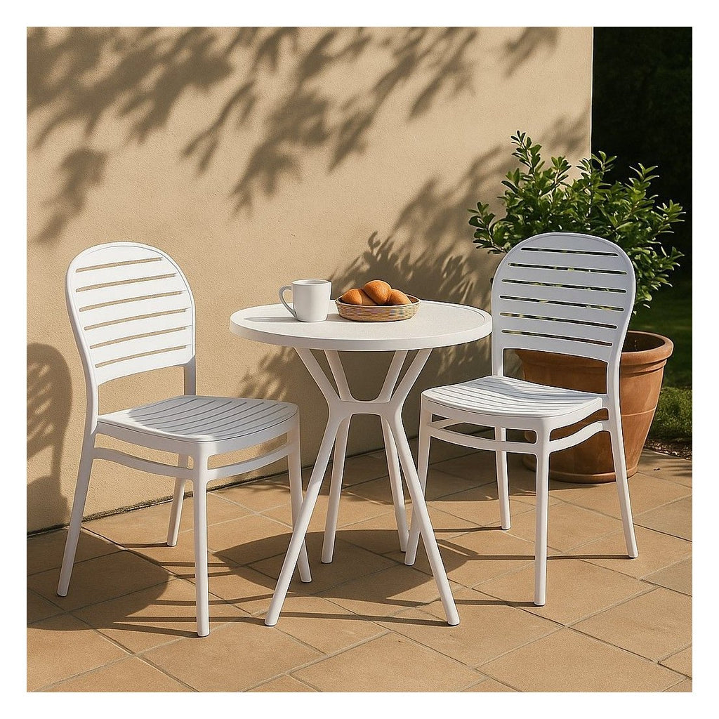 Skandi Cafe Chair in white, view 8