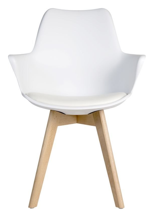 Skandi Dining Chair in white, view 2