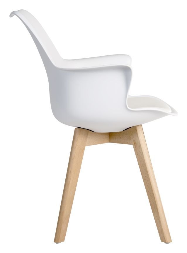 Skandi Dining Chair in white, view 3