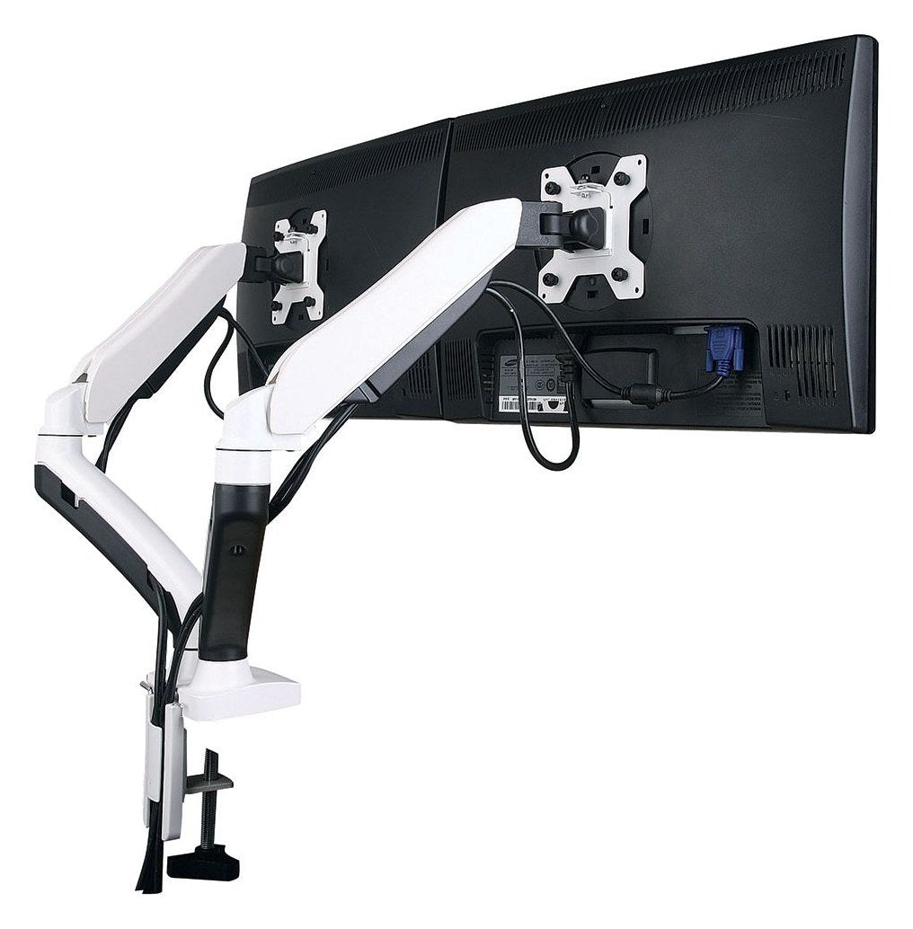 Slimline Gas Spring Dual Monitor Arm, view 4