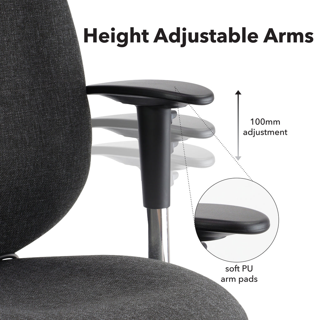 Sofia Fabric Operator Chair detail
