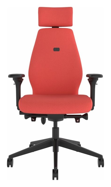 Solo High Back Ergonomic Chair with Headrest, view 3