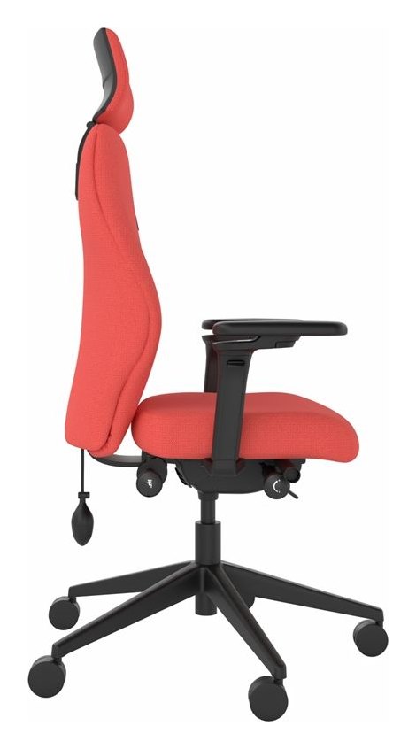 Solo High Back Ergonomic Chair with Headrest, view 4