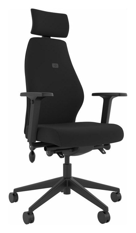 Solo High Back Large Seat Ergonomic Chair with Headrest, view 12