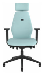 Solo High Back Large Seat Ergonomic Chair with Headrest, view 2