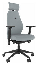 Solo High Back Small Seat Ergonomic Chair with Headrest, view 13
